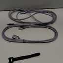 JSAUX 2Pack 10FT+10FT USB 3.0 Extension Cable, Type A Male to Female USB Extender Cord Nylon Braided Compatible with Webcam, Camera, Phone, USB hub, Mouse, Keyboard, Printer, Hard Drive, Xbox-Grey