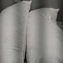 COZSINOOR Goose Feather Pillows King Size Set of 2 - Hotel Down Bed Pillow for Sleeping, Soft 600 TC Cotton Cover, Fluffy Support Surround Fill Down Alternative for Back, Stomach, Side Sleepers