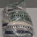 DII Braided Striped Decorative Throw Blanket, 50x60, Navy