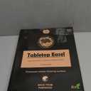 Tabletop Easel for Painting, 13.8"x11.4" Adjustable Portable Art Easel Includes Art Painting Papers, Sketch Papers and Masking Tape, Pinewood Drawing Board for Canvas, Books and Artwork