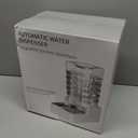 RIZZARI Stainless Steel Pet Water Feeder: 7.5L Automatic Leak-Proof Gravity Dispenser for Senior Dogs with Spine Problems - with Filter - Living Room Bedroom Use