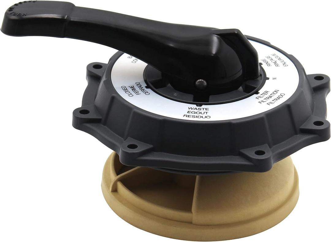 Key Cover and Handle Assembly Compatible with INTEX 26645EG SX2100 Krystal Clear Sand Filter Pump
