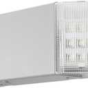 Spectsun 1 Packs Hardwired Emergency Exit Light Fixtures for Business, with Battery Backup, Two Head Adjustable LED Emergency Lighting, UL 924 CertifiedAC 120/277V.