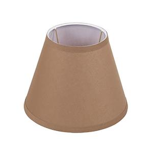 Aspen Creative 58883 Transitional Empire Shape Uno Construction Lamp Shade in Chocolate, 6" Top x 12" Bottom x 9" Slant Height