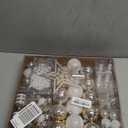 Christmas Tree Ornaments Set, 78 Pack Christmas Ornaments Decorations Champagne Christmas Ball Shatterproof Baubles for Home Party Holiday Decor