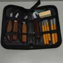 26 IN 1 Wood Carving Tools Kit for Beginners, Complete Woodworking Tools Set Including 4 Wood Knives and 6 Chisels, Wood Whittling Starter Kit for Woodworking DIY Hobby Projects