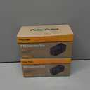 2 x IP65 Waterproof Project Box, Outdoor Plastic Junction Box, Project Case for Garden Patio, Pack of 2, Black 7.13.5