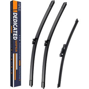 Replacement for Mercedes-Benz GLC300 2016-2021,GLC250 2017-2021,GLC43 AMG 2017-2021 Silent Wipers -FAPIUO Front Windshield Wipers 22"+22"+12" Blade Set (2 Pack