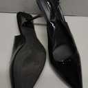 RIBONGZ Sexy Slingback Pumps Elegant Dressy Heels for Women Closed Toe Pointy High Heels Wedding Bride Prom Party Evening Shoes (11, Black)