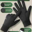 Winter Gloves Women Men Cold Weather Touch Screen 3-Layers Liner Glove for Running, Cycling, Biking, Hiking, Driving
