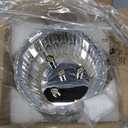 Modern Crystal Ceiling Light Fixture, BUXVRCS Mini Flush Mount Crystal Chandelier, H 5.89'' x W 8.66'' Small Crystal Ceiling Fixtures for Hallway Bedroom Bathroom G9 Socket