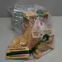 Honey-Can-Do Compact Dry Food Dispenser, Single Control & Snack Storage Container for Countertop or Pantry, Bamboo (17.5 oz)