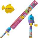 Kid Casters: Youth 29.5" Fishing Poles | Small & Easy to Use | Spincast Reel w/ 3:1:1 Gear Ratio | (Pre-spooled w/ 6-Pound line, Incl. Casting Plug)