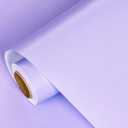 LeZakaa Violet Wrapping Paper Roll - Solid Colored Paper for Birthday, Valentine's, Mother's Day, Holiday - 17 inches x 32.8 Feet (47.23 sq.ft.)