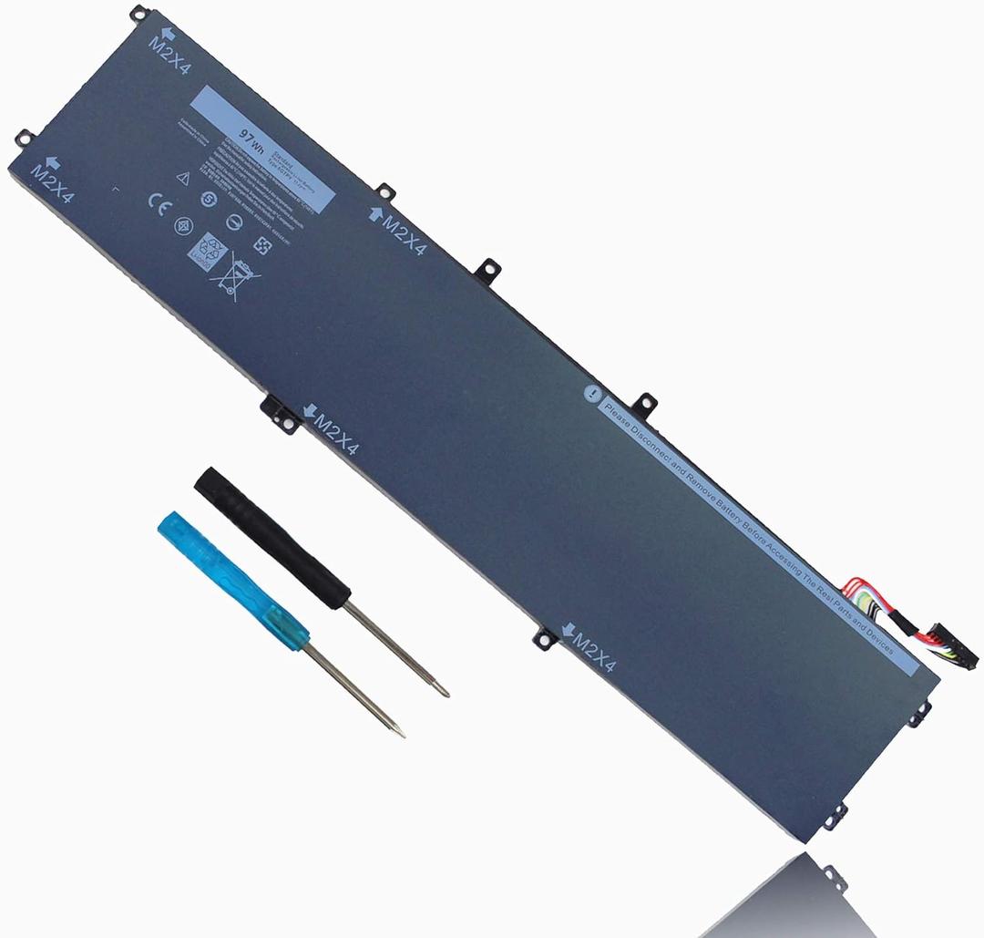 97WH 6GTPY Laptop Battery for Dell XPS 15 9560 9570 9550 7590 Precision 5520 5530 Vostro 7500 5XJ28 i7-7700HQ 5D91C GPM03 4GVGH 1P6KD