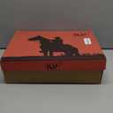 IUV Cowboy Boots for Women Mid Calf Fashion Cowgirl Boots with Embroidery Western Snip Toe 8