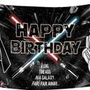 60 x40inch Star Galaxy Backdrop Tapestry for Birthday Party Decorations Universe Wars Background Galaxy Party Decorations Star Banner Birthday Party Supplies for Kids