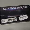 BELOMI Car Hood LED Light Strip, 70 Inch Flexible Waterproof Daytime Running Light, 12V Multi-Color Dynamic Decorative Atmosphere Lamp, Car Exterior Accessories Hood Strip Light for Cars, SUV, RV