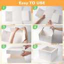 15Pcs 12x12x8 Inch Tall Cake Boxes with Clear Window & Cake Boards - Sturdy White Bakery Boxes with Scalloped Edge for Layer, Wedding, Birthday Cakes - Secure Transport for Professional & Home Bakers