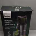 Anybear Cold Press Juicer with 4.9" Large Feed Chute, 350W Masticating Juicer Machines with Dual Slow-Squeezing Technology for Whole Fruits & Veggies with High Yield | BPA-Free Tritan | Juice Recipes (Grey)