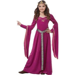 California Costumes Girls Medieval Princess Child Costume (X-Large, Berry)