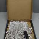 FUNIAO Outdoor Christmas Star Lights 320 LED Waterfall Christmas Tree Lights 8 Lighting Modes Outdoor Christmas Decorations Star String Lights for Outside Tree Wall Yard Xmas Wedding Party (White)