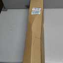 Brush Sweep Door Sweep with Black 1 1/2" Brush (3 FT, Brown)