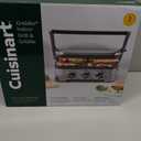 Cuisinart Griddler Indoor Grill, Panini Press, Sandwich Maker & More, 5-in-1 Grilling, Dishwasher-Safe Nonstick Cooking Plates, GR-4NNAS, Stainless Steel