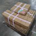 USA MJ Table Skyline Elite 30 Premium Automatic Mahjong Table American Mah Jong Edition 30mm Tiles, Black Glass Cover, Light Blue Glass Frame, Folding Design with Wooden Racks & Pushers