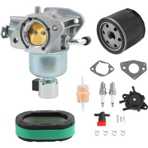 16-853-19S Carburetor Replacement For Kohler KT725 KT730 KT735 KT740 KT745, Include Air Filter, Fuel Pump, Oil Filter parts, Replace 32-853-67-S, 32-853-63S