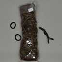 Curly Clip In Hair Extensions, 4PCS 20 Inch Light Brown Extensions Clip Ins Lace Weft Curly Invisible Natural Hairpieces for Women