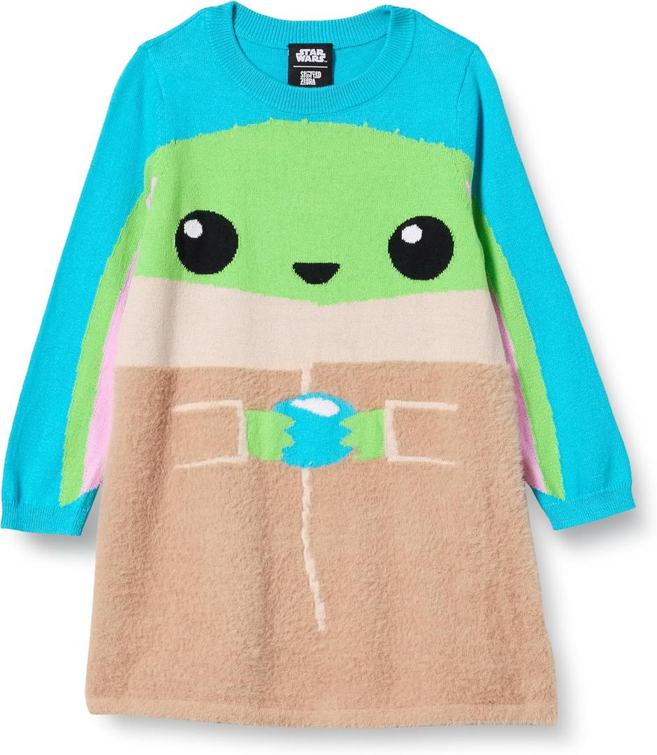 Amazon Essentials Disney | Marvel | Star Wars | Frozen | Princess Girls and Toddlers' Sweater Dresses (2T)