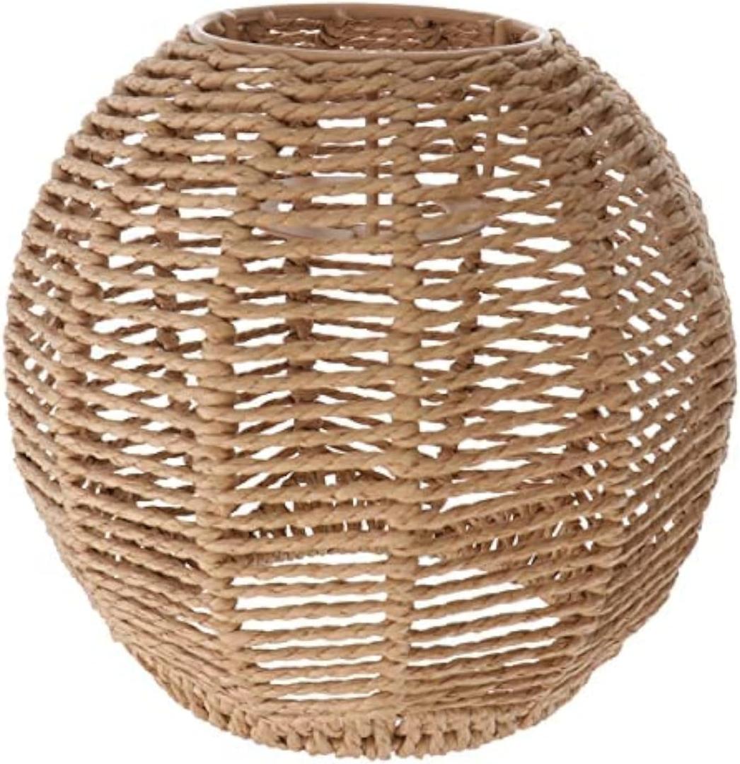 Lampshade for Cover Table Lamp Rattan Lamp Pendant Light Vintage Hanging Lighter Cafe Restaurant Home Decor Retro Lampshade