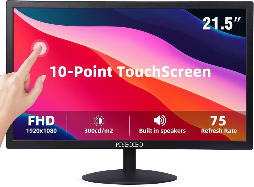 21.5" Touchscreen Monitor 1920x1080 HDMI VGA Type-B Touch Display