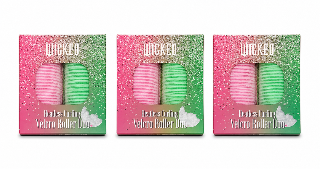3 x WICKED Hair Rollers 3PK