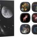 Realistic Discs - Discs for Ainael Meteor and Galaxy Projector, 5k Ultra HD Slide for Home Planetarium, 6 Discs Set Without Projector (Nebula 6)