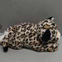 MorisMos Cheetah Stuffed Animal with Babies for Girl Kid,18'' Large Mommy Cheetah with Cub Plushies,Mama and Baby Leopard Stuffed Animal Plush Toys,Realistic Leopard Toy Gifts for Birthday Party Decor