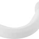 Room Darkening Curtain Rod 28-48 Inches, Wrap Around Design, Extra-Thick 1-Inch Diameter Single Drapery Rod, Extendable Metal Rod Set of Window Treatment (Matte White, 28-48")