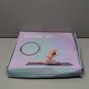 Pilates Kit Pilates Ring Pilates Set Pilates Ball Set Magic Circle Hoop with 3 Resistance Bands Yoga Strap for Home Workouts for Beginners