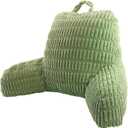Reading Pillows for Sitting in Bed Adult, Back Rest Pillow for Sitting Up in Bed and Couch, Back Support Chair Pillow Support for Adult Backrest Pillows for Reading (Sage Green 21 Inch)