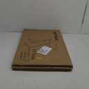 HUANUO Folding TV Tray Table -Stable Tray Table with No Assembly Required, TV Dinner Tray for Eating, Foldable Snack Tables for Bed & Sofa (Black)