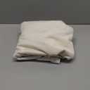 MIULEE Pack of 2 Decorative Polyester Pillow Cover Soft Pillowcase Solid Square Eruo Sham Cushion Case for Sofa Bedroom Car 24x24 Inch 60x60 Cm Cream White