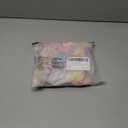 Milumia Women's Floral Plants Print Tie Front Tube Top Ruffle Trim Strapless Peplum Tops (M)