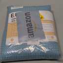 EUTXL Teal No Hook Shower Curtain with Snap in Liner,230GSM Waffle Weave Shower Curtains for Bathroom,71W x 74H