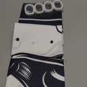 LGhtyro Funny Skull Shower Curtain Bathroom Set 71Wx71H Inches Black White Gothic Skeleton Bone Bathing in Bathtub Bubbles Spooky Cool Bath Accessories for Men Boys Art Home Decor Fabric 12 Pack Hooks