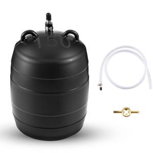 Glooglitter Inflatable Pipe Plug Sewer Test Plug Rubber Plumbing Test Balloon Ball for Sewage Pipeline Inspection(6 Inch,with 39.37 Plastic Extension Hose)