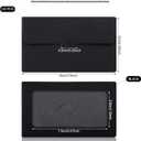 120 Packs Window Gift Card Envelopes Gift Sleeves Credit Size Business Invitation Card Envelopes for Christmas Thanksgiving Gifts, 3.9 x 2.4 Inch(Classic,Black)