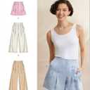 Simplicity SS3137D5 Misses' Pleated Shorts and Pants Sewing Pattern Packet, Design Code S3137, Sizes 4-6-8-10-12