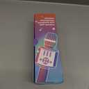 Amazmic Kids Karaoke Microphone Machine Toys for Girls Bluetooth Microphone with LED Light, Christmas Birthday Gift for Girls Boys 3 4 5 6 7 8 9 10 11 12 Year Old Kids Toys(Blue)