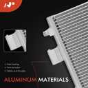 A-Premium Air Conditioning Condenser Compatible with Mack MR